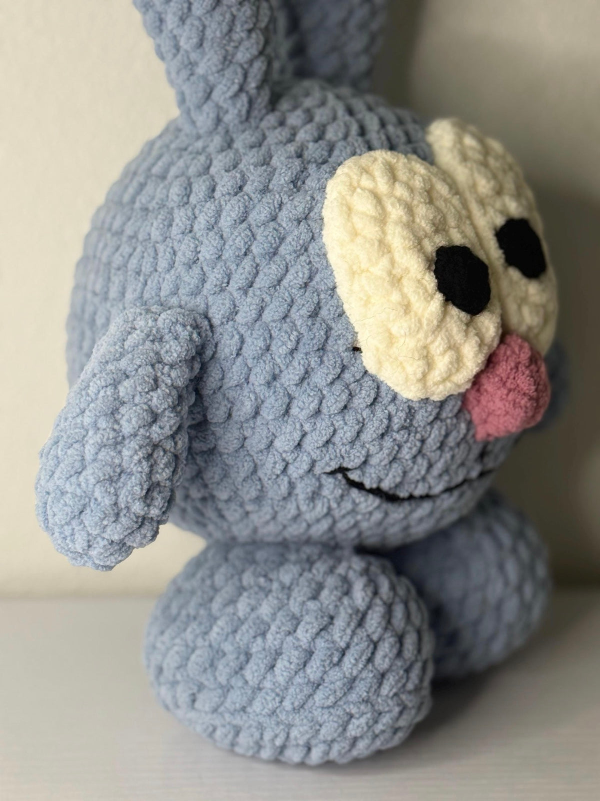 Handmade Crochet Krosh Bunny Amigurumi (Kikoriki Inspired) 🐰